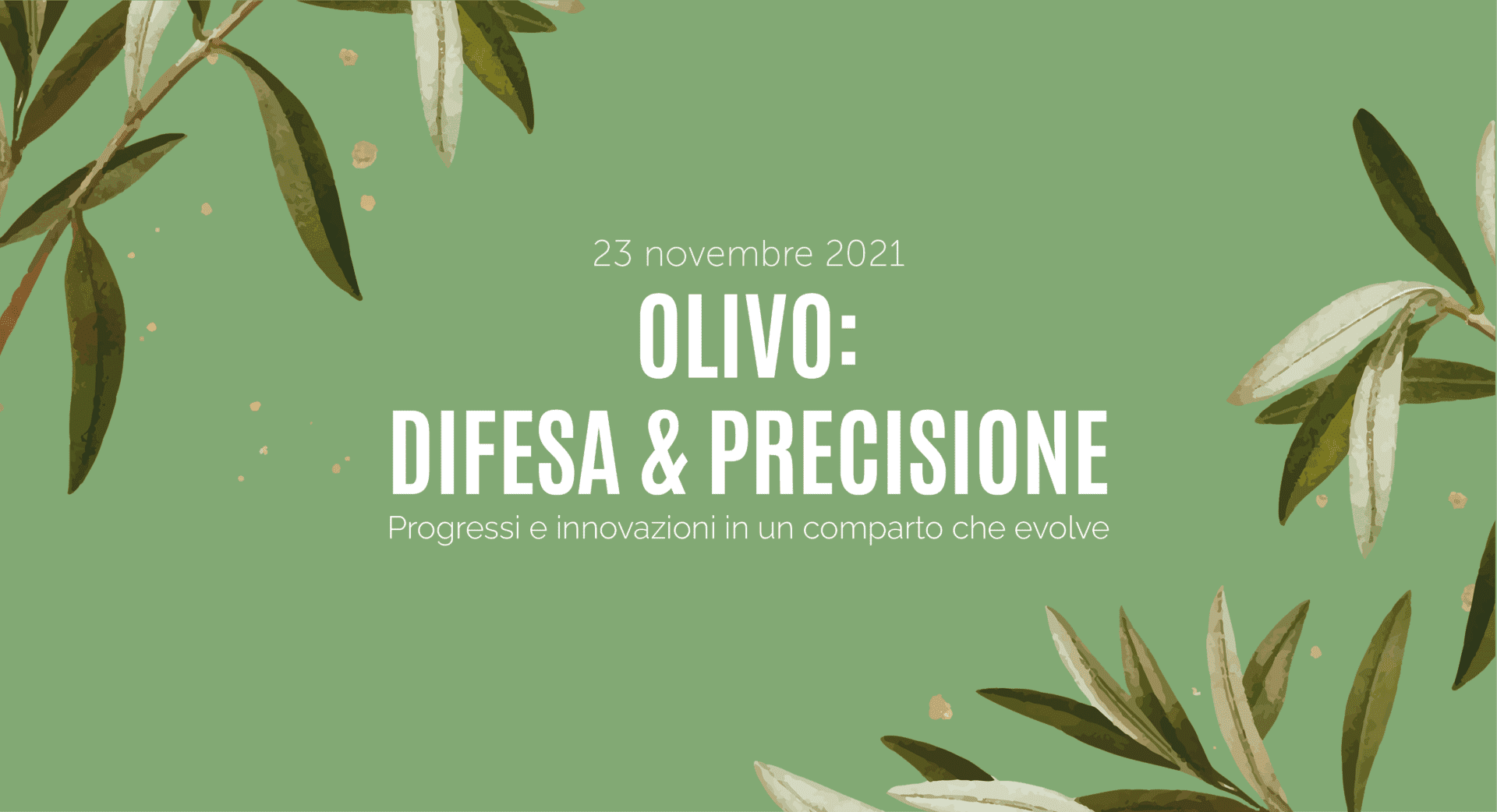 olivo difesa precisione webinar slide video