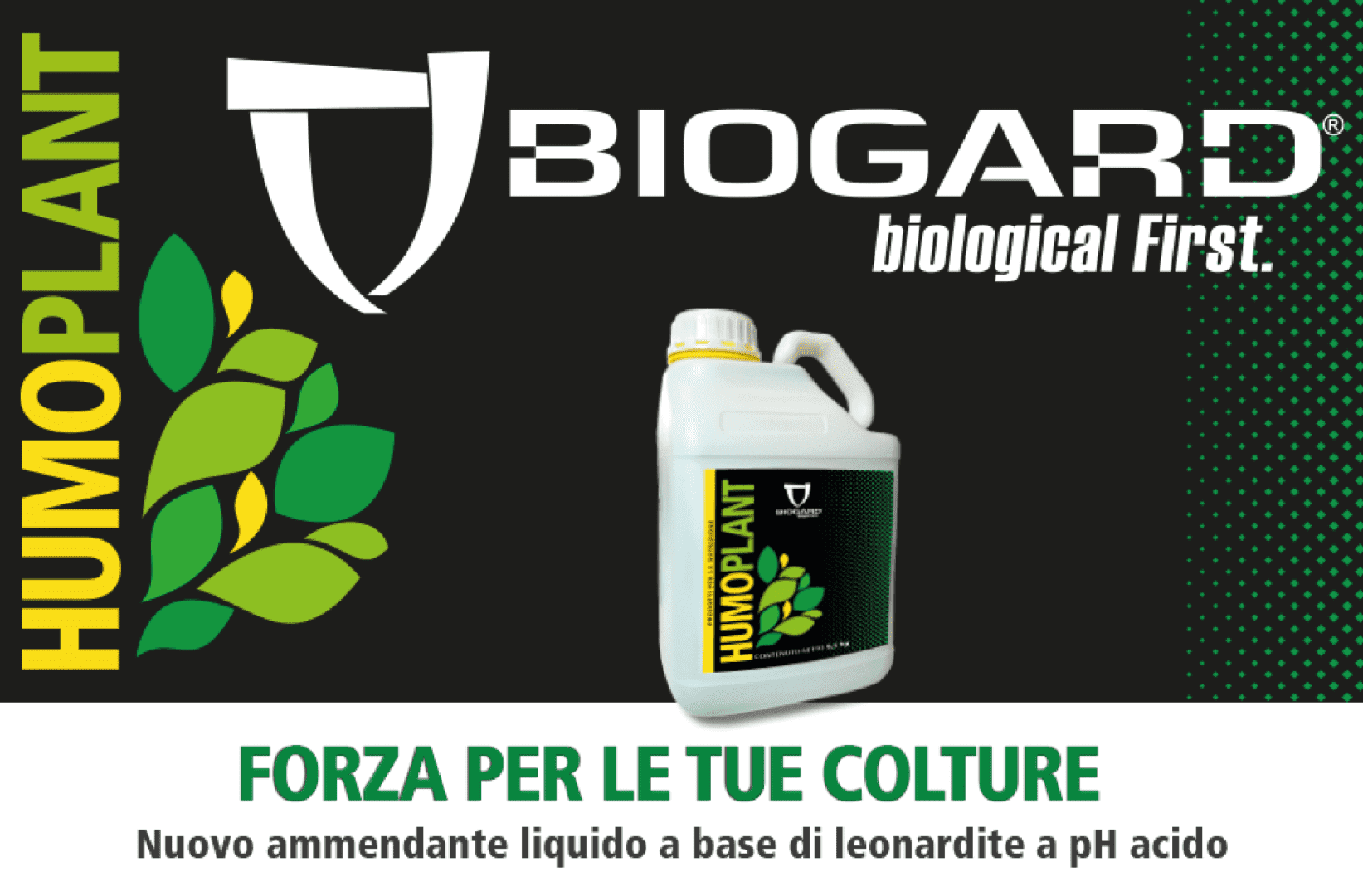 fertilità del terreno biogard leonardite humoplant