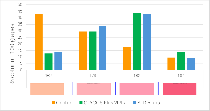colorazione dei frutti immagine