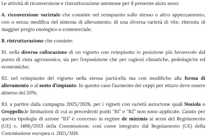 riconversione vigneti